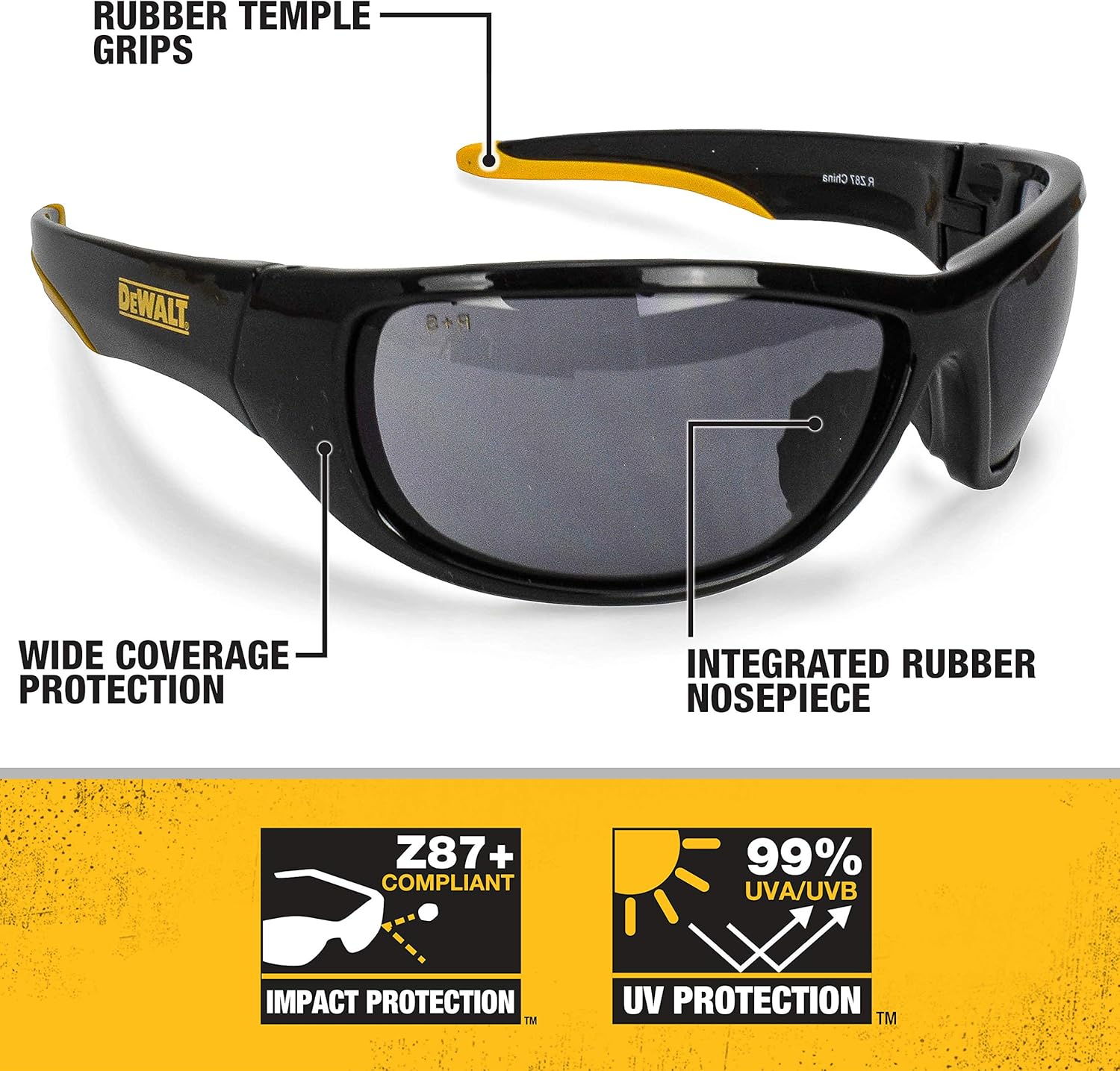 DEWALT Dominator Z87+ Safety Glasses - gambar 2